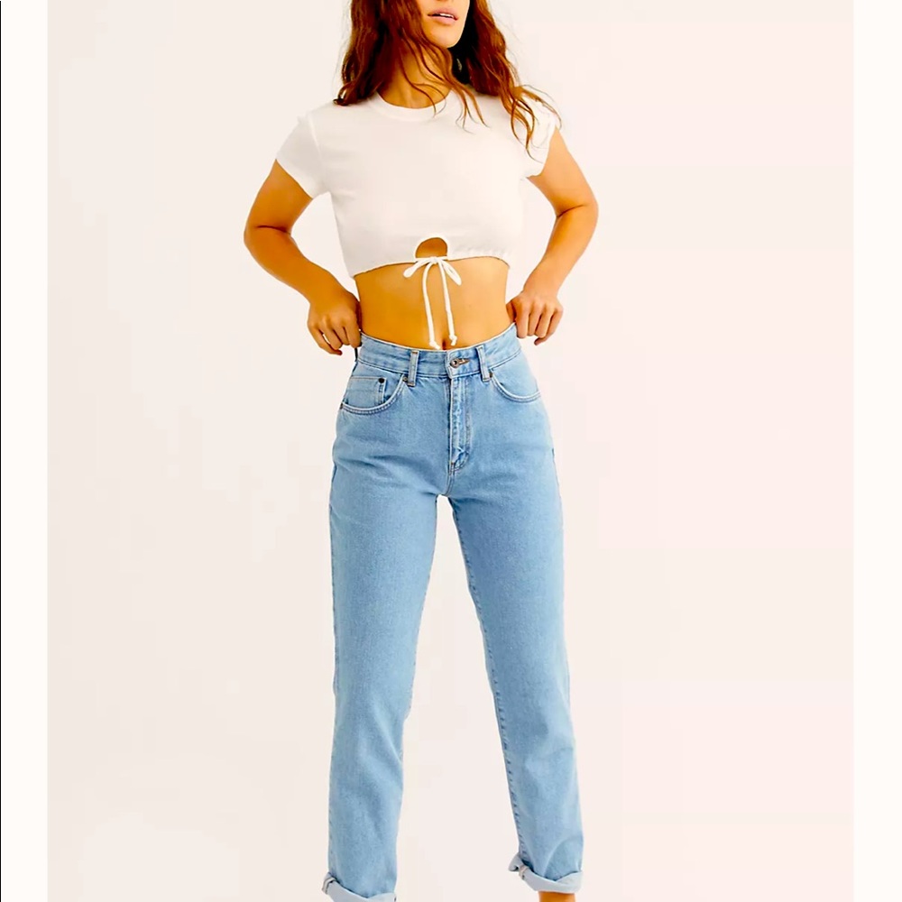 Free People the ragged priest back slash mom Jean